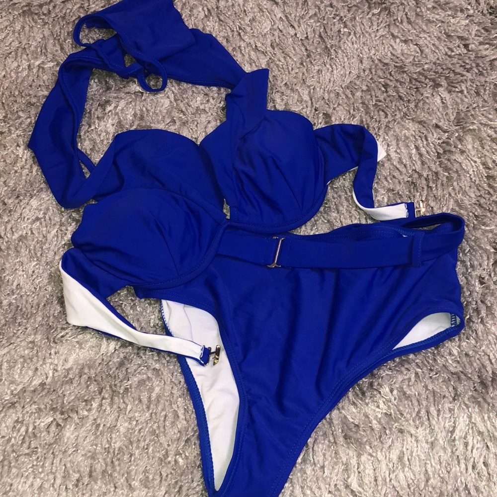 Blue bathing suit. Brand new